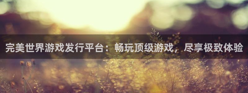 顺赢大师软件可不可靠：完美世界游戏发行平台：畅玩顶级游戏，尽享极致体验