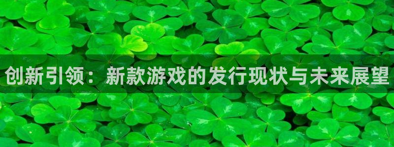 顺盈平台注册地址在哪里：创新引领：新款游戏的发行现状与未来展望