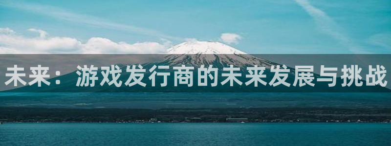 顺赢娱乐：未来：游戏发行商的未来发展与挑战