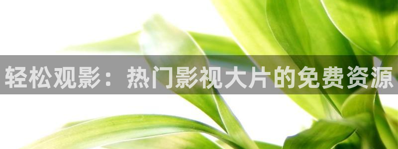 色婷婷伦理影院：轻松观影：热门影视大片的免费资源
